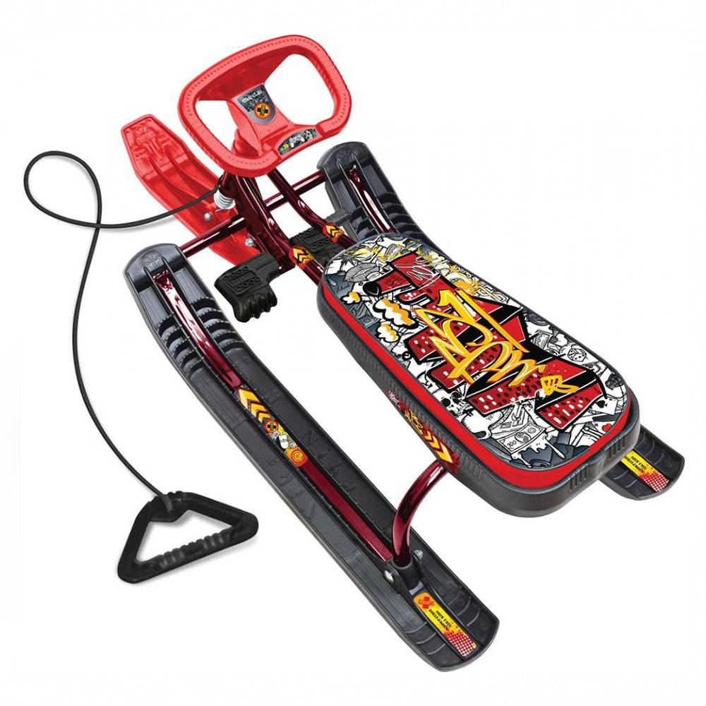 Factory direct selling children's adult non -power ski skating band traction skiing board snow motorcycle