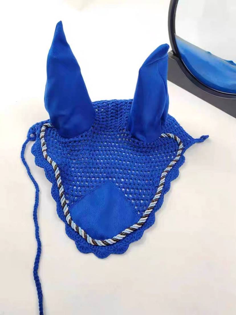 Blue ear hood