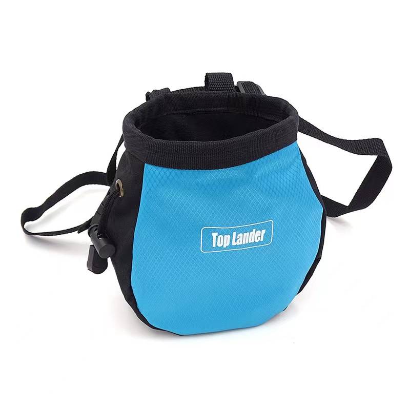 Rock climbing single double -pole magnesium powder bag climbing outdoor waist hanging non -slip powder bag fitness storage waist bag bag
