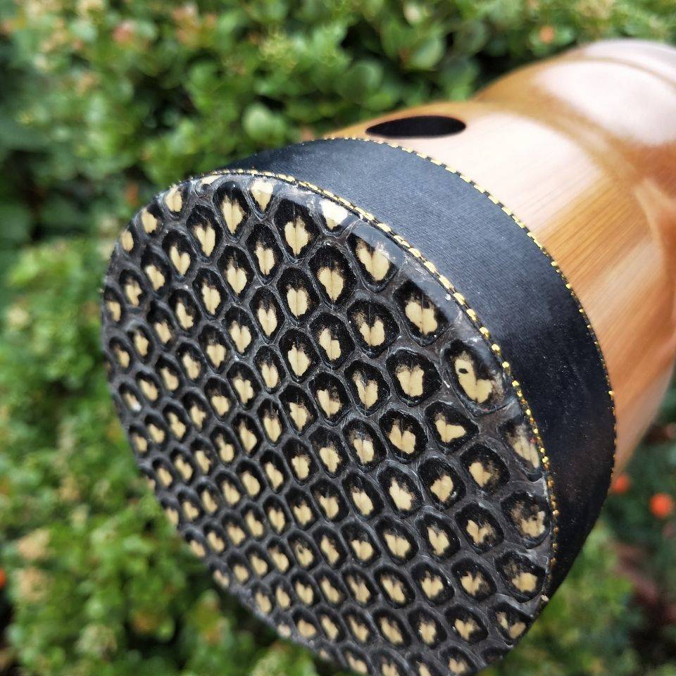 Open the flat pole below the well -gravity of the pine flower leather drum baked barbecue
