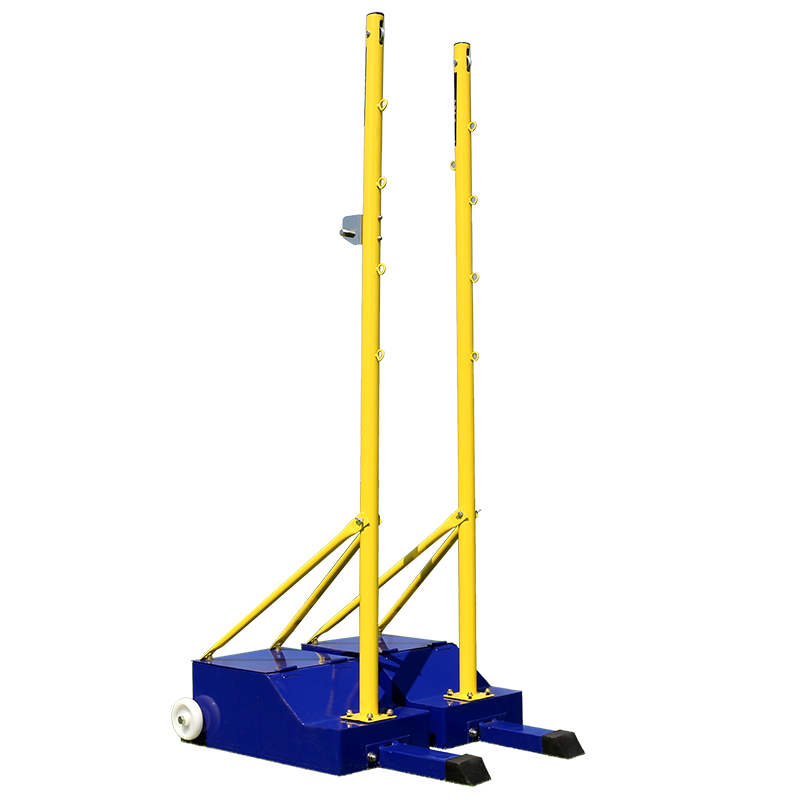 Home Competition Common Multifunctional Standard Badminton Network Shelf Moved Stadium Stadium Casting Iron Line Pillar