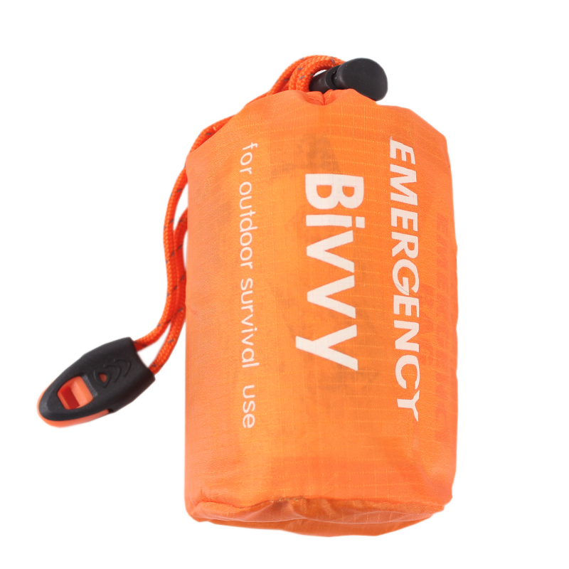 Plug in a stubborn bag 1 PE orange silver sleeping bag