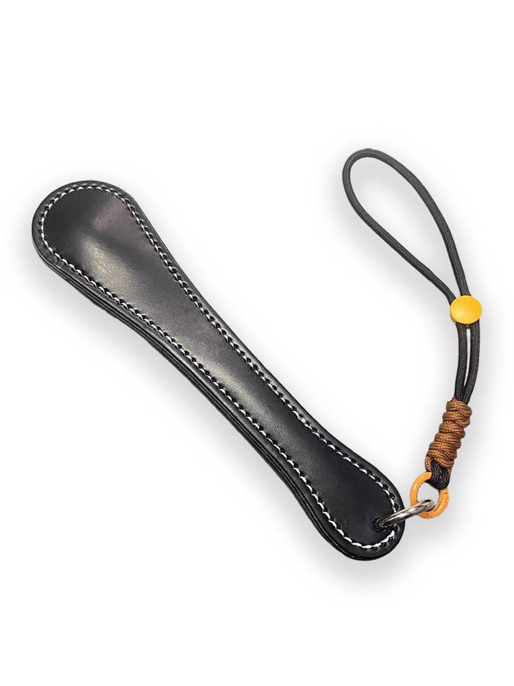 Boston leather shoot -defense self -protection small weapon head layer cowhide inner handmade handmade protective artifact skin leather