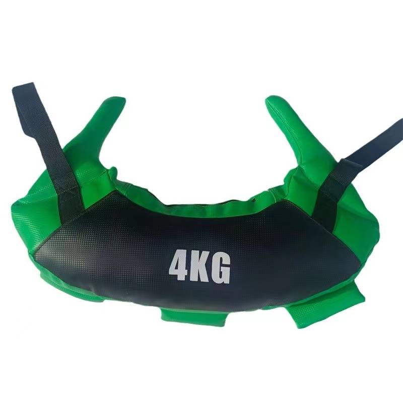 Green and Black 4KG leather horn bag