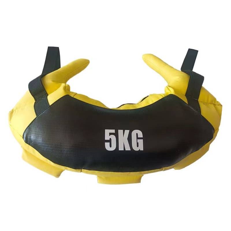 Yellow black 5kg leather horn bag