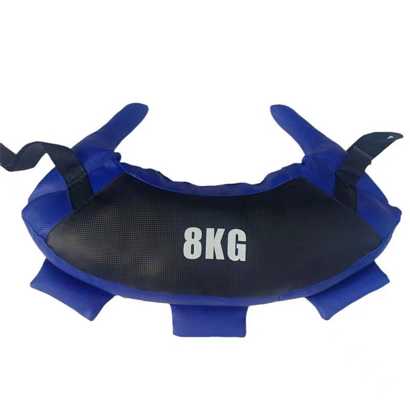 Blue Black 8kg leather horn bag