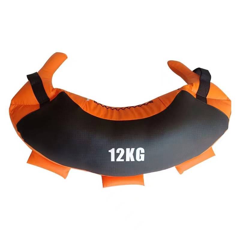 Orange black 12kg leather horn bag