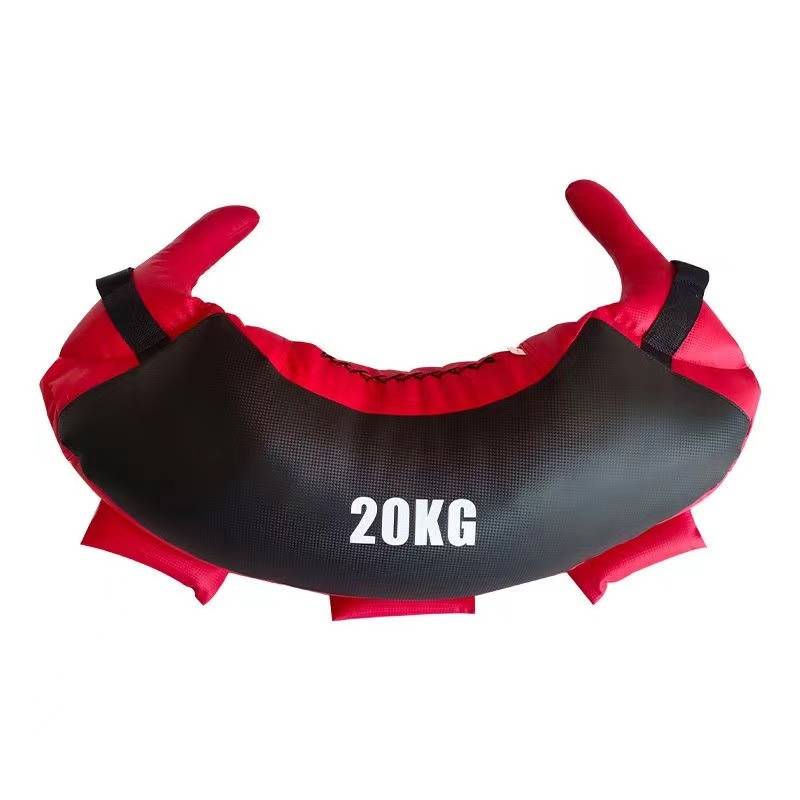 Red black 20kg leather horn bag