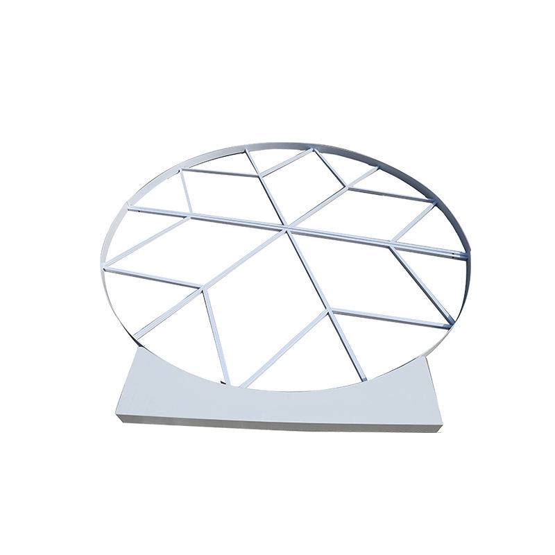 Portable toe plate throwing ring solid wood rectification 2.5m tin canis crescent board iron track and field venue national standard durability