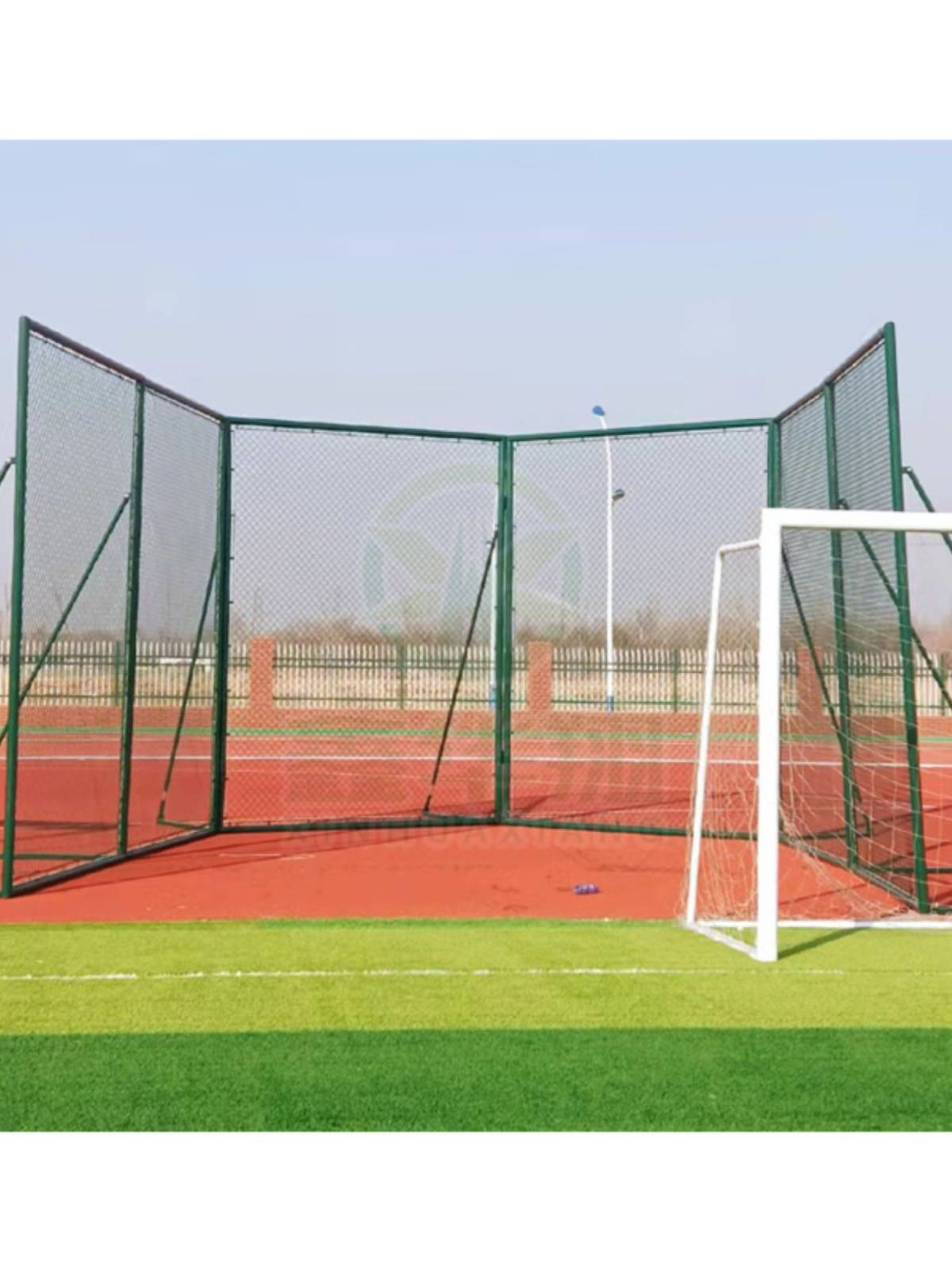 Competition -type iron cake cage chain ball protective cage shotcake chain ball cage protective shotons track and field venue equipment