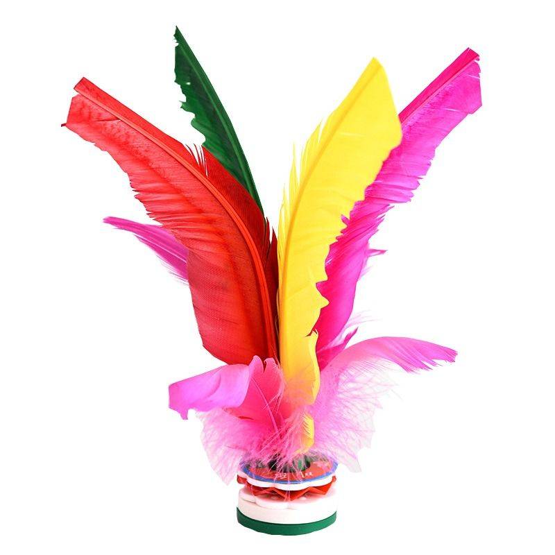 Feed of feathers, special fitness ball keys, kicking kick -to -child kindergarten children, elementary school students, feathers