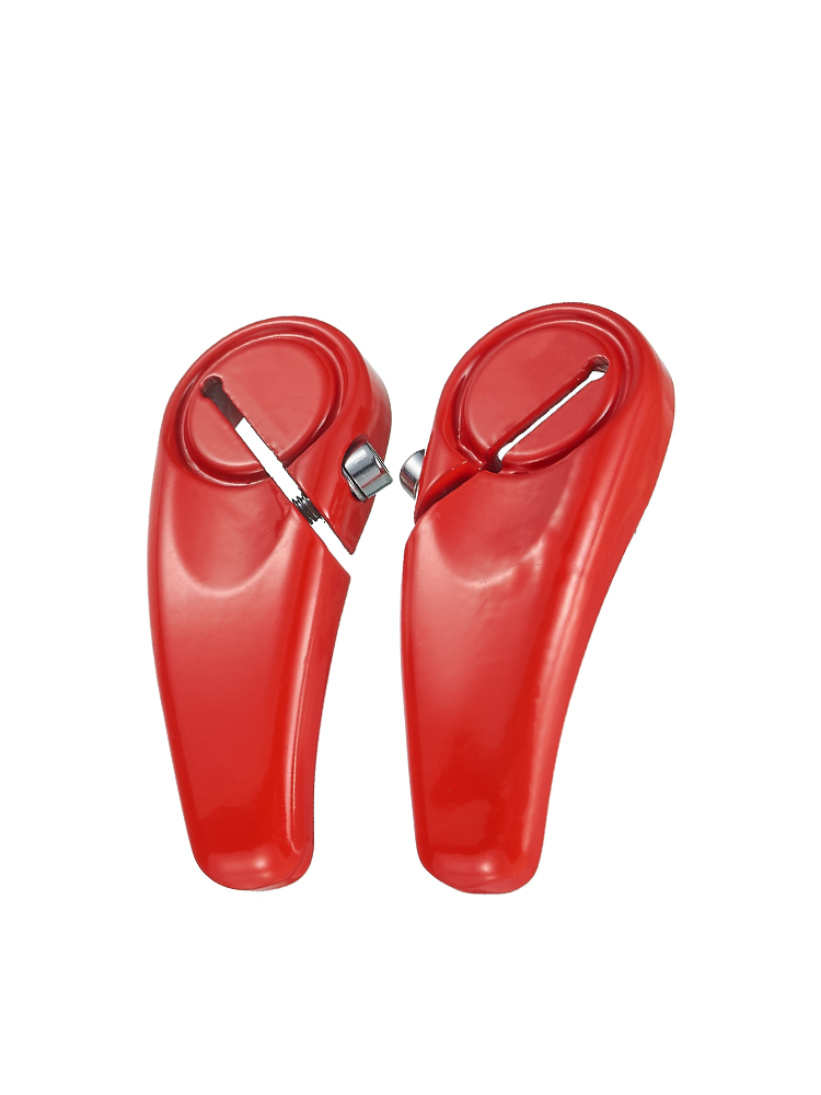 Bicycle handle handlebat aluminum cow horn corner sheep handlebar grip handle handle handle glove sloping soft glue anti -slip universal application
