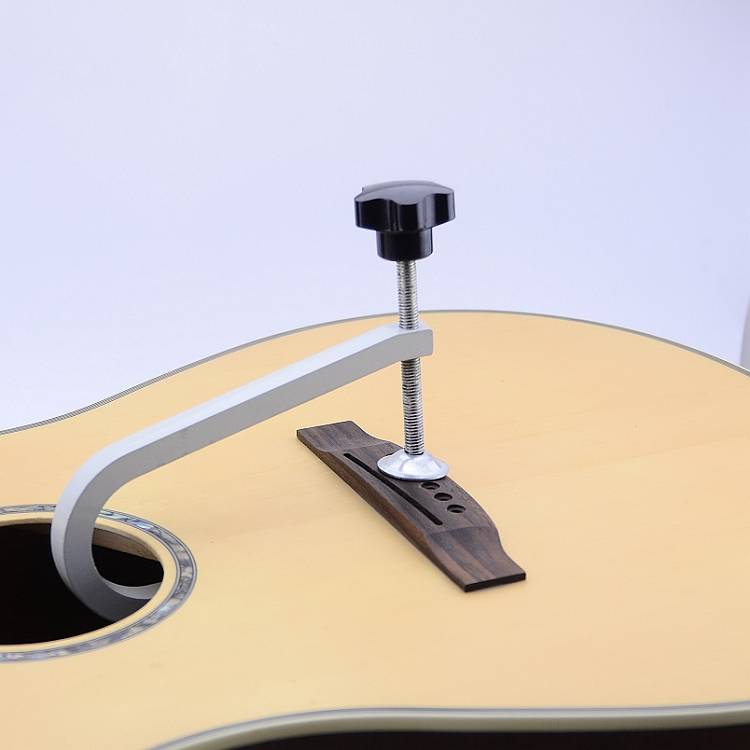 Classical folk folk wooden guitar piano bridge pull string plate adhesion fixed U -shaped woodworking fixing piano bridge piano code to open glue
