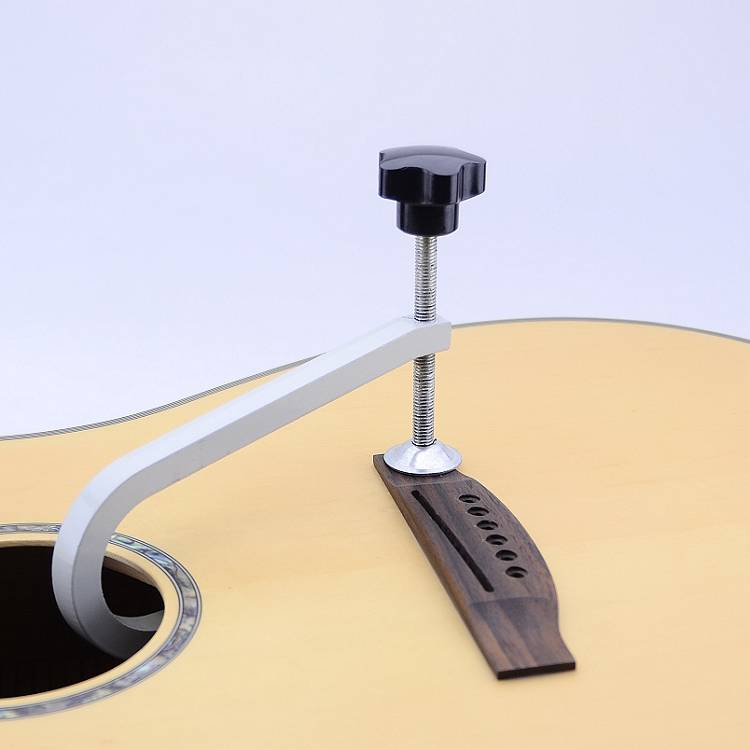 Classical folk folk wooden guitar piano bridge pull string plate adhesion fixed U -shaped woodworking fixing piano bridge piano code to open glue