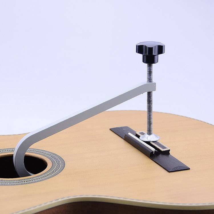 Classical folk folk wooden guitar piano bridge pull string plate adhesion fixed U -shaped woodworking fixing piano bridge piano code to open glue
