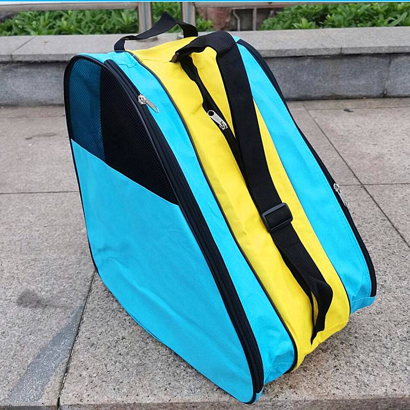 The new upgrade (blue, yellow and blue) half -net three -layer bag