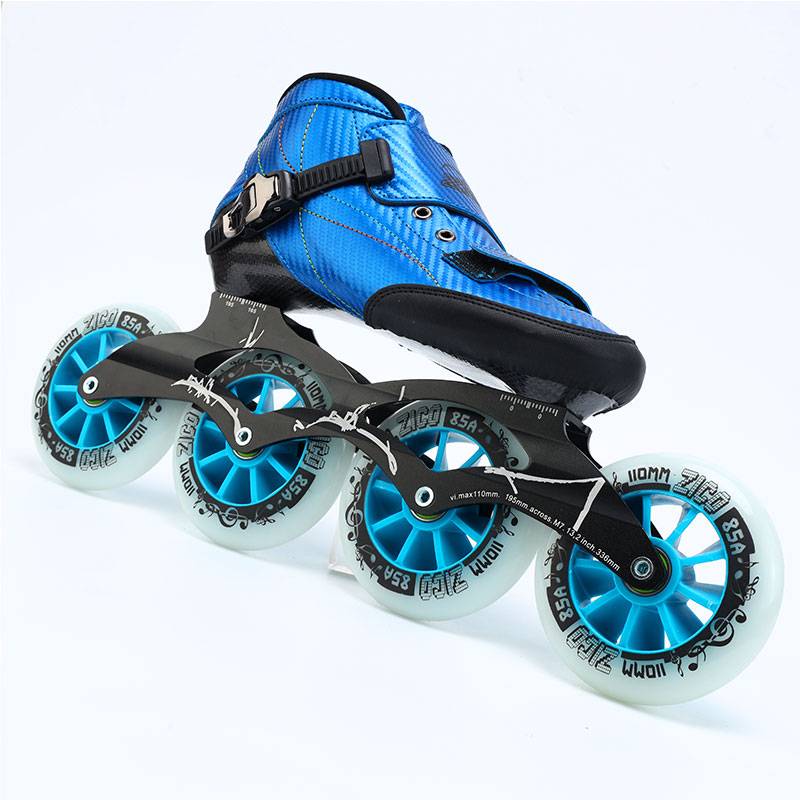 ZICO Speed Skidine Professional Racing Shoe Carbon Fiber Children's Big Wheel Skate Speed Speed Adult Broken Shoes