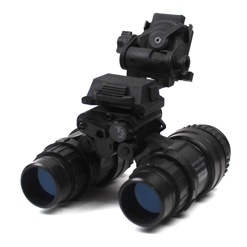 PVS-15 Double Night Visiting Model+Improved Edition Aluminum Alloy Turning Vehicle COS Helmet Accessories Film and Television Prop