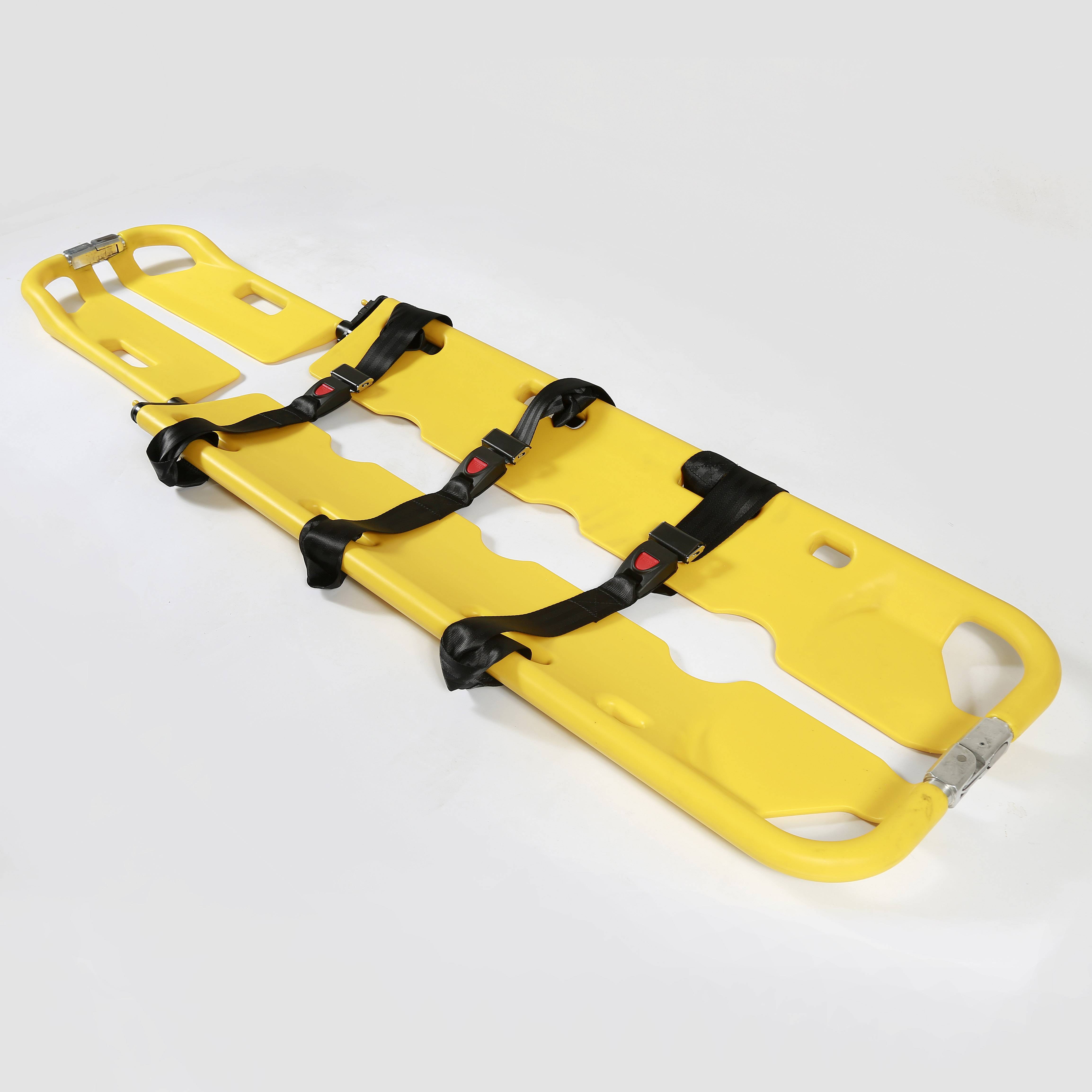 Plastic shovel stretcher plus a safety stretcher