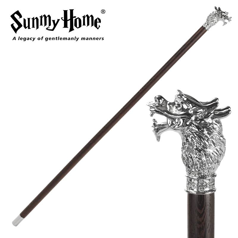 Sunmyhome® Twelve Zodiac Wanders Creative Retro 12 Animal Head Chicken Wing Woods Poor Stand British Solid Wood Gentleman