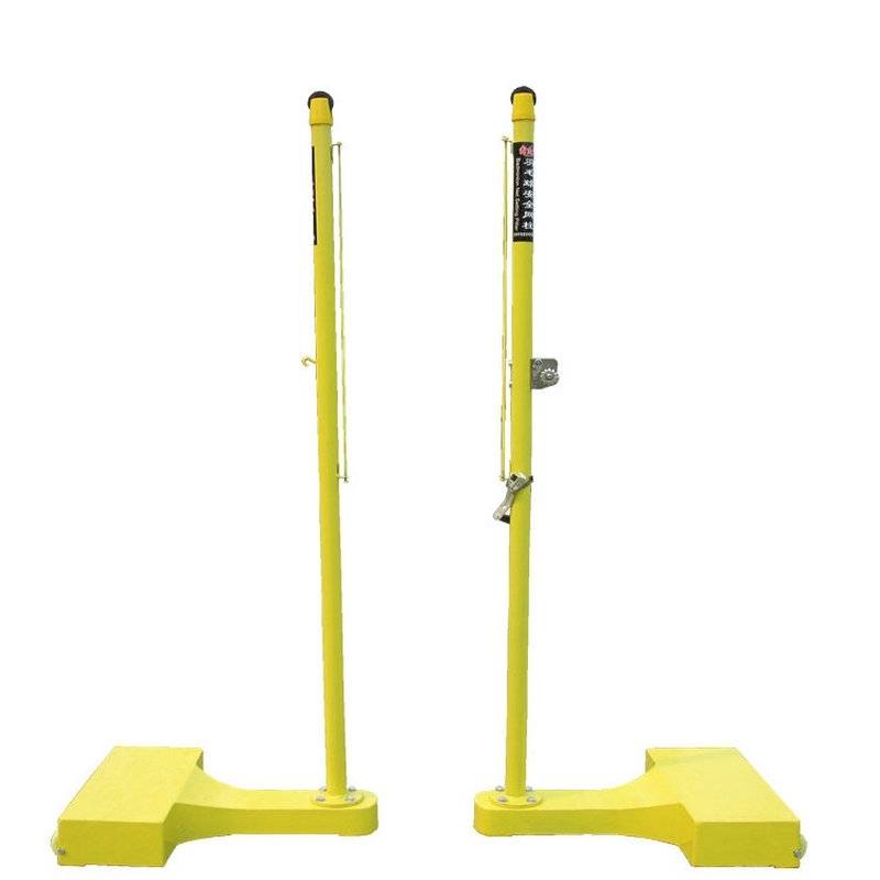 Mobile standard badminton column cast iron double -pillar conjoined indoor and outdoor badminton rack competition class badminton network frame