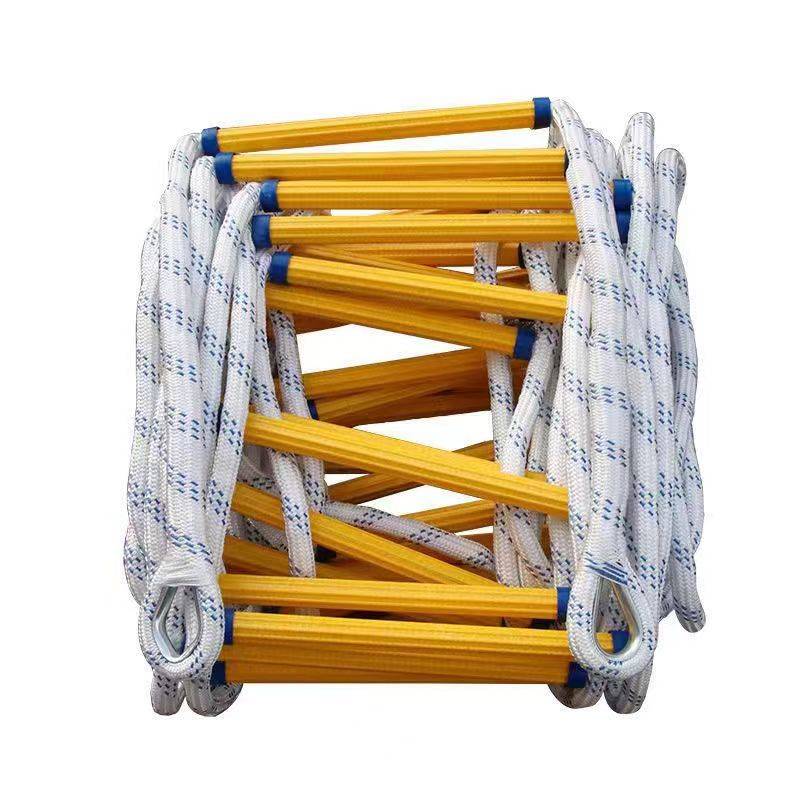 Escape soft ladder rescue home rope ladder non -slip climbing fire -dedicated 10 -meter project safety cloud ladder resin rope ladder