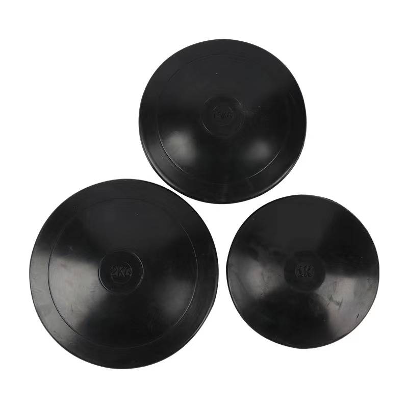 Rubber sports iron cake track and field throwing round cake 1kg/1.5kg/2kg rubber cake multiple specifications of various specifications throwing training cake