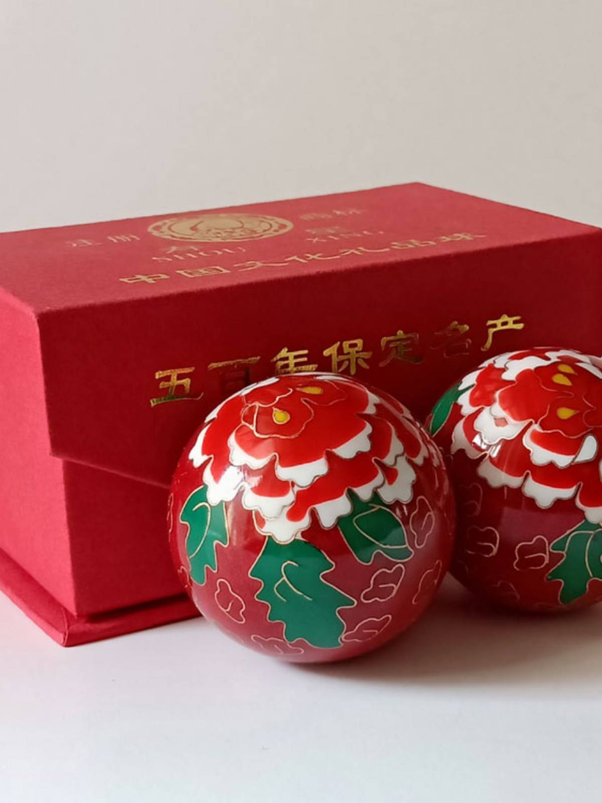 Jingtai Lan 45-55mm Blue Dragon Phoenix British Iron Ball Fitness Ball in the elderly health handball, refining finger grip