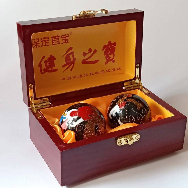 Ringtou Jingtai 52mm black dragon phoenix box+cloth bag