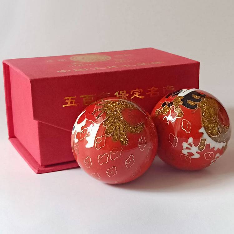 Ringtou Jingtai 55mm Red Dragon Phoenix Red Box+cloth bag