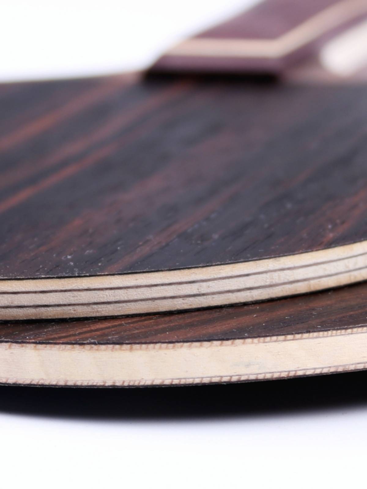 Genuine table tennis racket bottom board ebony wood god dragon 7 pure wood 5 layer of offensive cross -shot professional rubber handmade