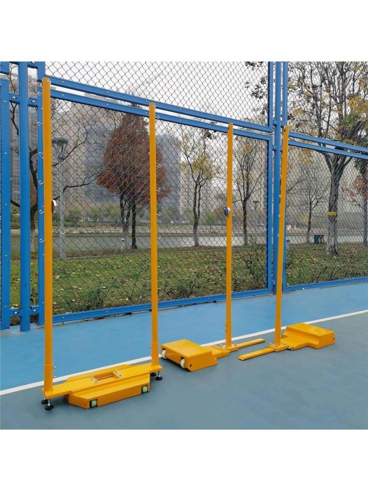 Mobile badminton network frame badminton column cast iron base badminton rack standard net pillar