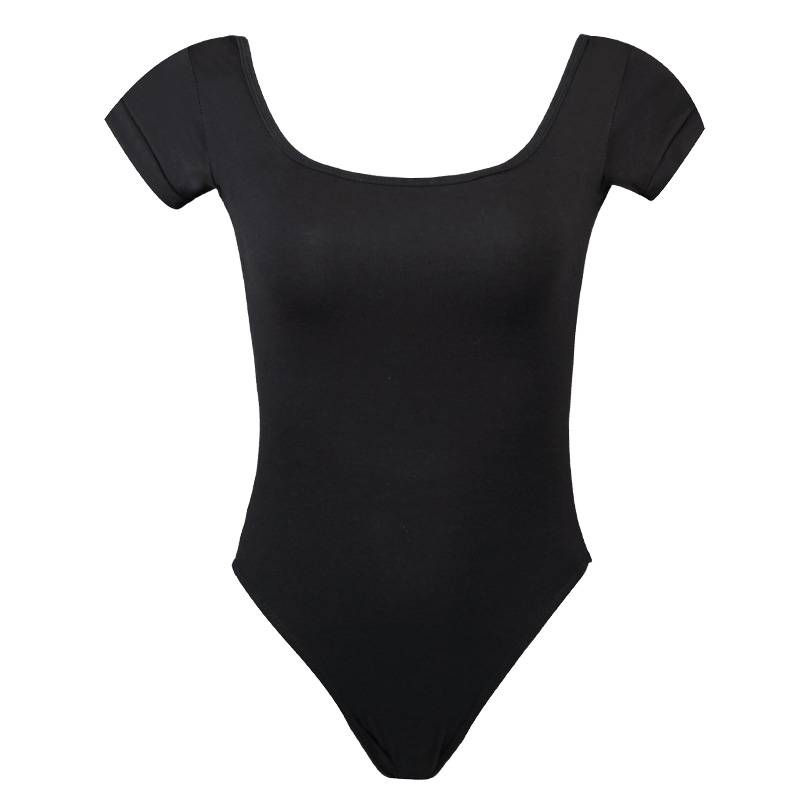 Red-shoe dance dress, adult back-crossing ballet, chicken-wing short- sleeve gymnasium, 50088