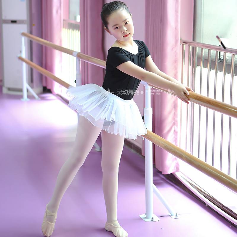 Children's ballet short-sleeved gymnastics dance-suit corset girl butterflies
