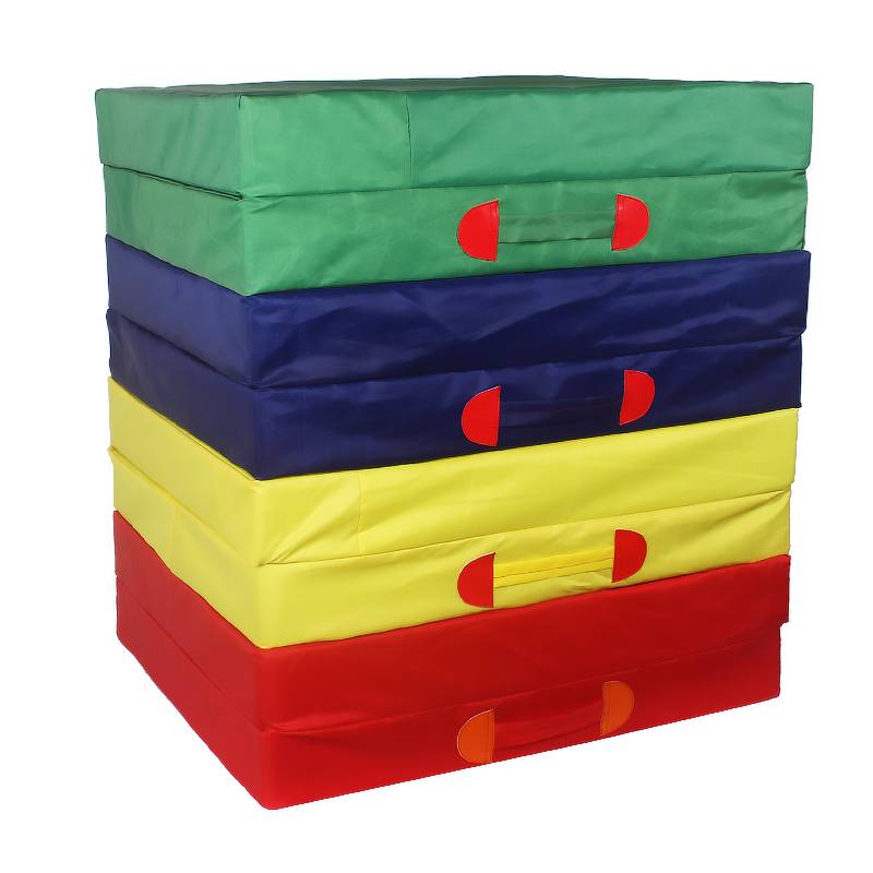 Kindergarten Children's Sports Training Gymnastics Cushion Two -Union Sponge Pad Training Caps Custom Gymnastic Case Oxford Folding Pad