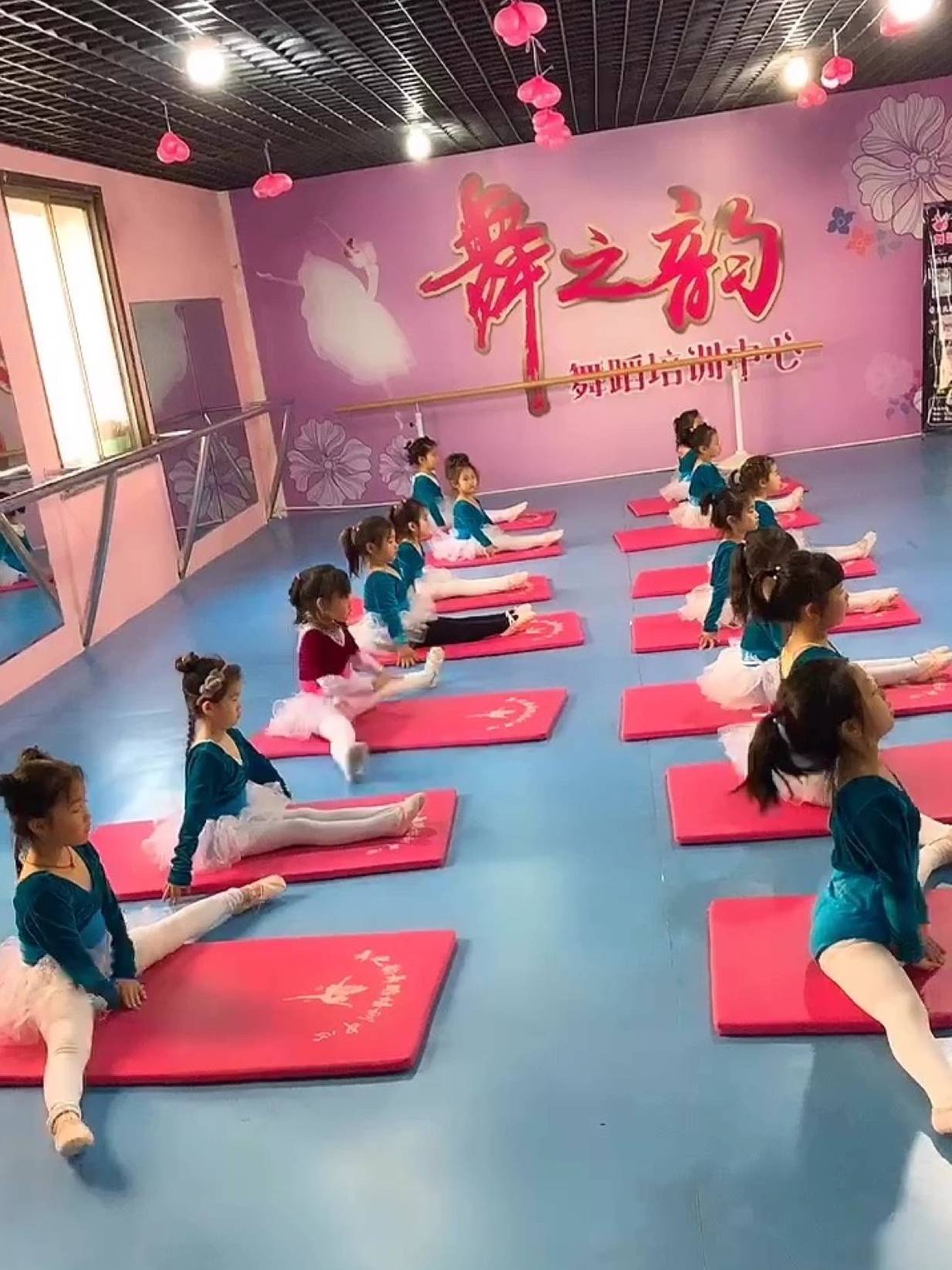 Anti -slip dance practice pad, thick folding gymnastics pads up lying up lying cushion martial arts training pad children empty pads