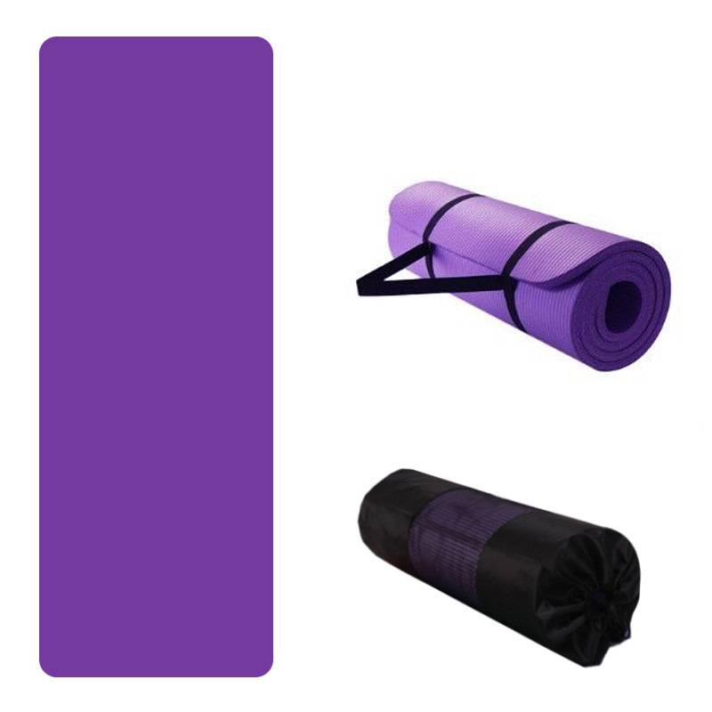 NBR yoga pads female gymnastics cushion sleeping pad sports dancing dancing men's fitness pad anti -slip thick yoga pad factory direct sales