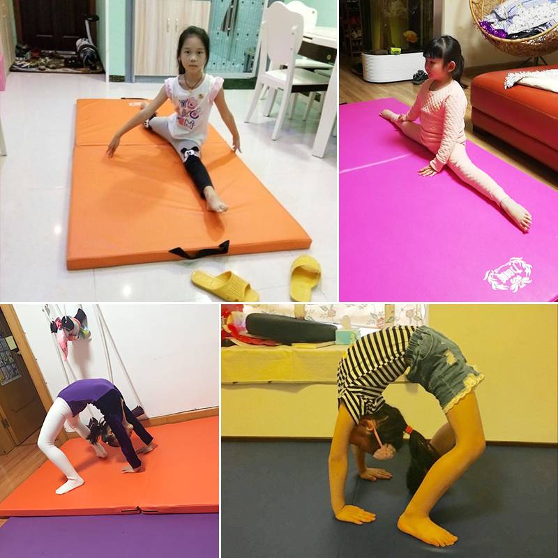 Dance mats Children with exercise pads to prevent slippery and thickened girls' home folding gymnastics cushion