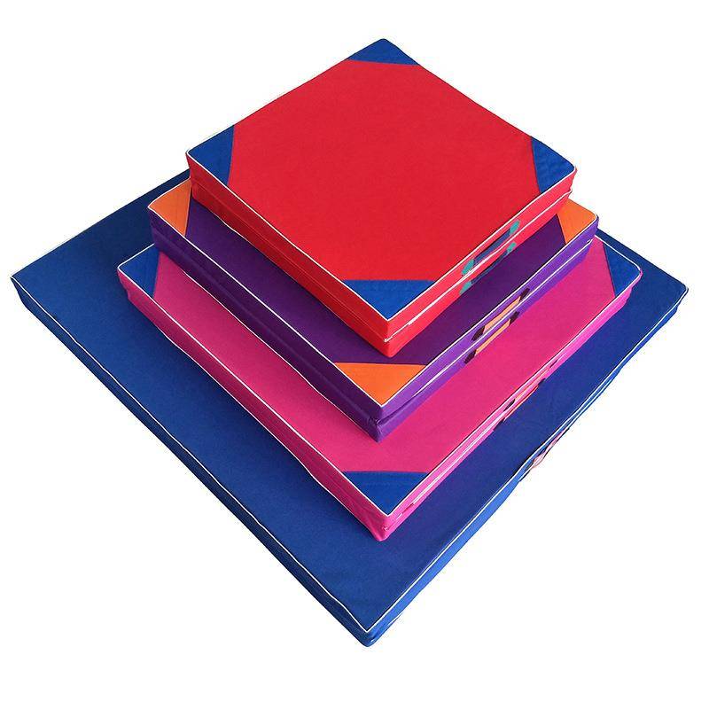 Folding pad Oxford cloth PU leather pad twists and two % off dance schools after empty sponge pad sports field gymnastics pads