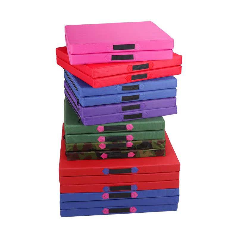 High bombs folding sponge mat, taekwondo cushion dance canvas folding gymnastic cushion upper cushion cushion