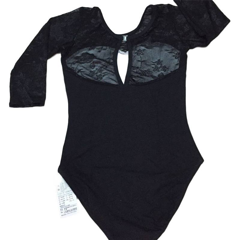 Seven-sleeve-laced lycee professional female training clothes adult ballet and dyslexia