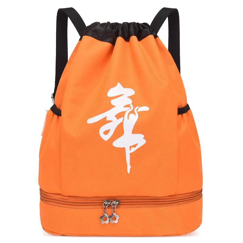 Orange with shoes