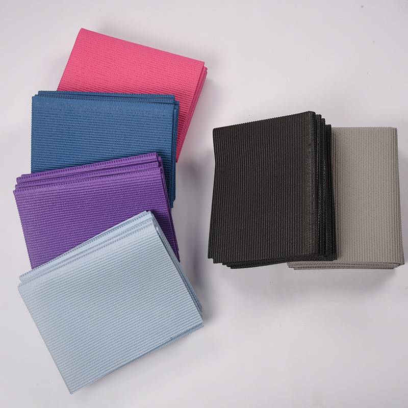 PVC folding pad and wide thick anti -slip rope jumping sports children's storage yoga cushion Student nap to break