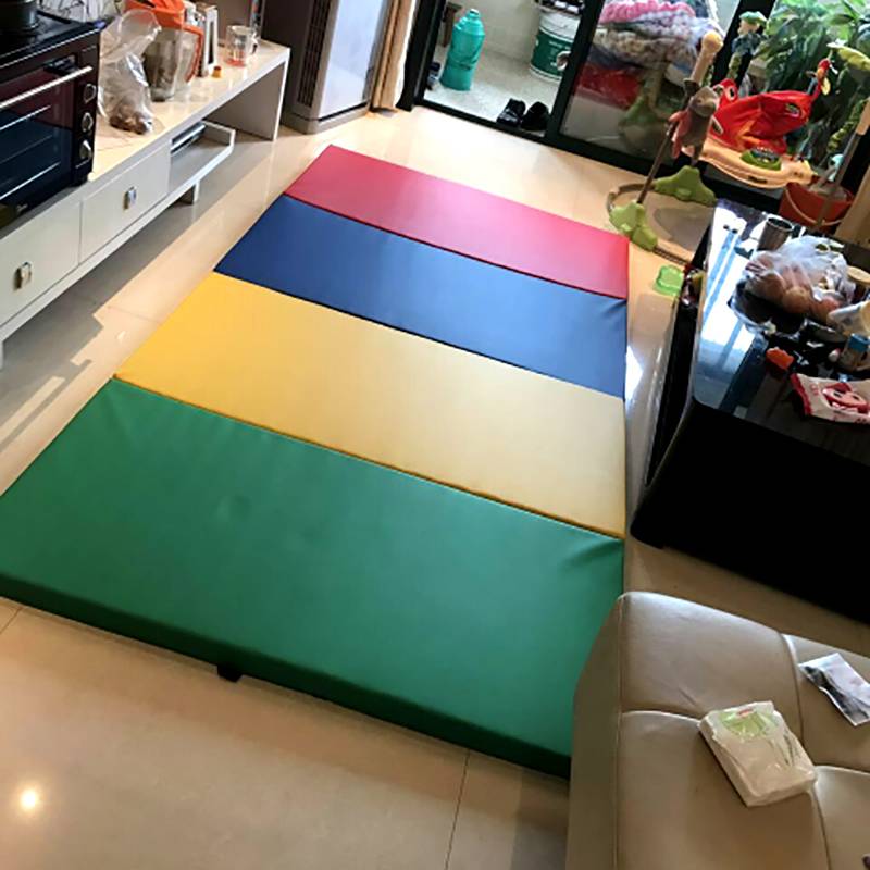 Starting up the cushion empty pad E -children's dance exercise exercise cushion cavernous pads four folded color fitness gymnastics