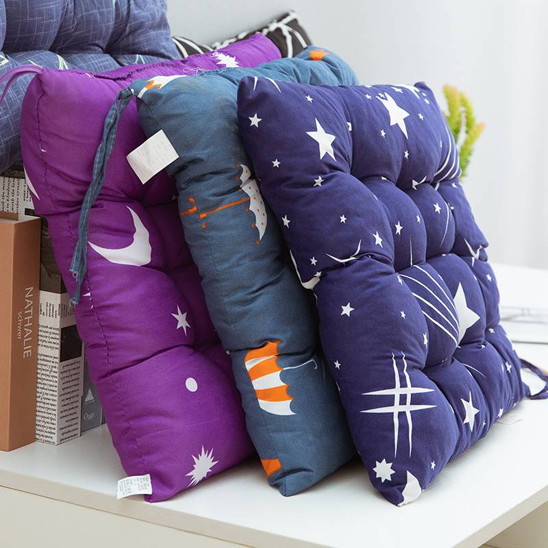 Thickened cushion chair, chair cushion winter office for a long time, student female small stool buttocks on the ground cushion soft home