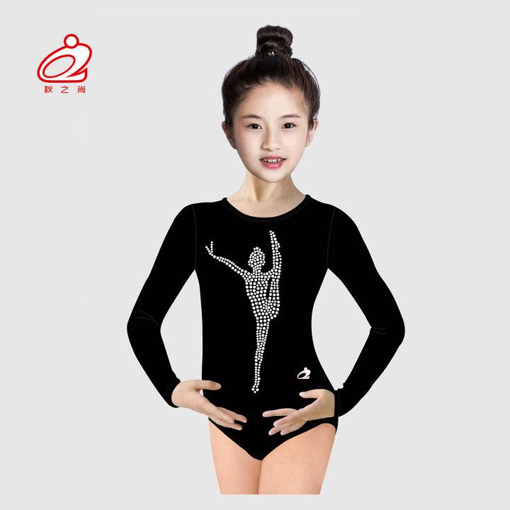 Autumn Qiang girls with a human gymnasium lycean lycée training suit competition with a long sleeve drill