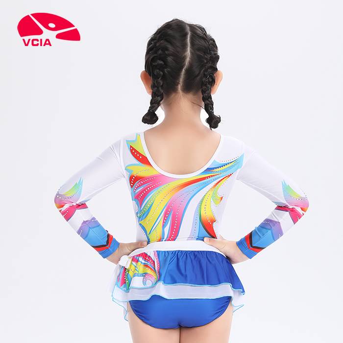 VIKA VCIA HAPPY GYMNASIUM GIRLS WITH LONG-SLEEVED GYMNASIUM GYMNASIUM DANCING CLOTHES