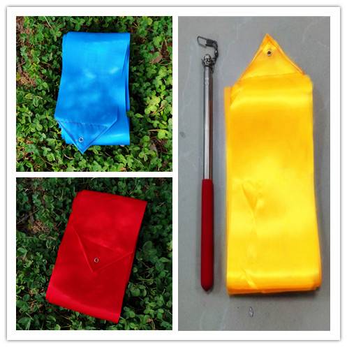 1 metre stainless steel + 10 cm red blue pack