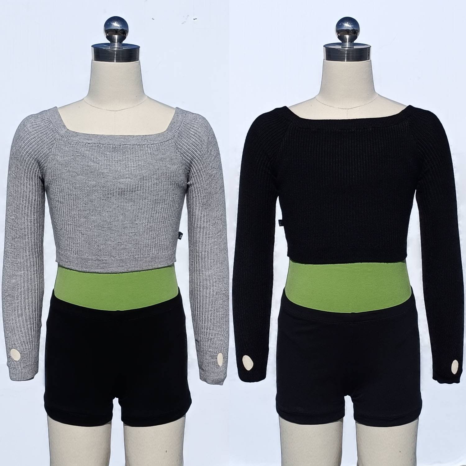 Tighten-up dance-forming costumes