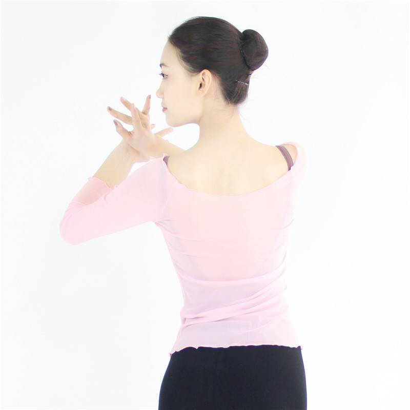The ballerina gymnasium coat teacher, adult-based training, bottling seven-minute sleeve top